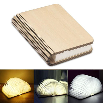 Foldable Wooden Book lamp